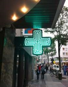 Croix LEd pour pharmacie